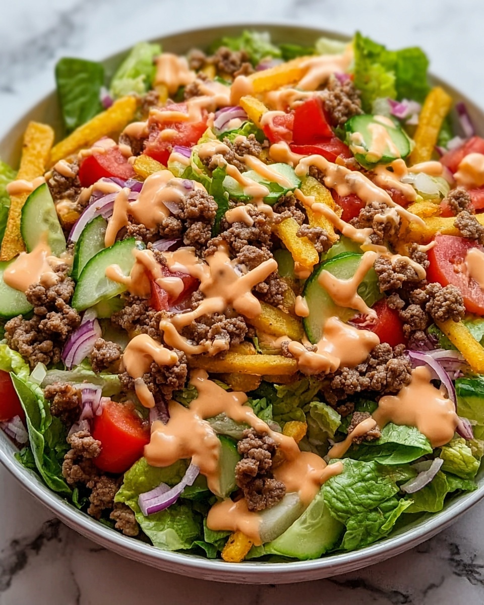 Keto Big Mac Salad Recipe - Recipe Image