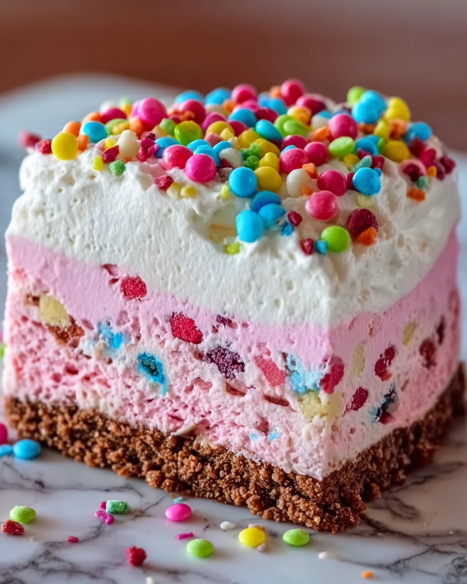 Funfetti Ice Cream Cake Recipe - Recipe Image
