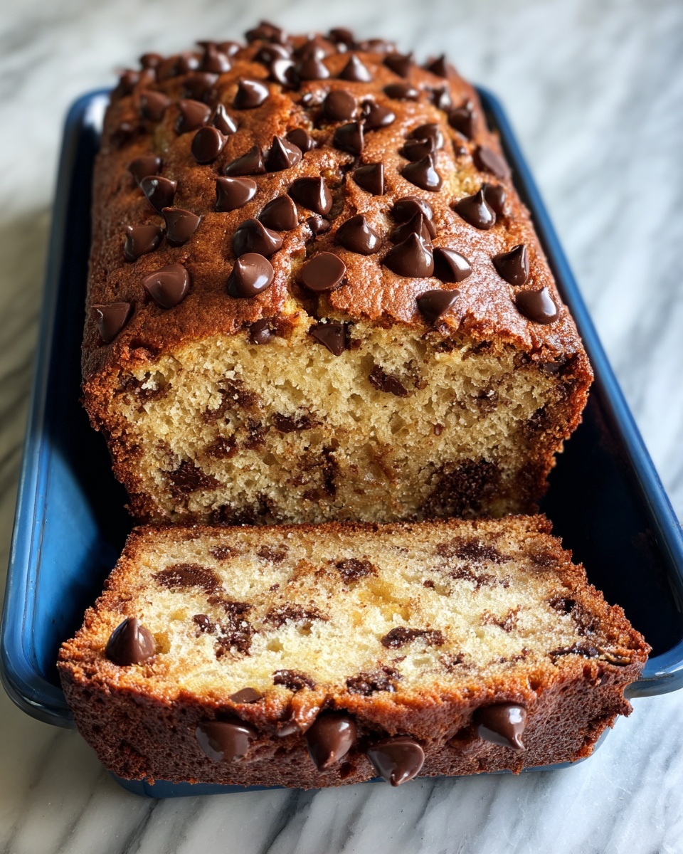 Irresistible Chocolate Chip Banana Bread Recipe - Recipe Image