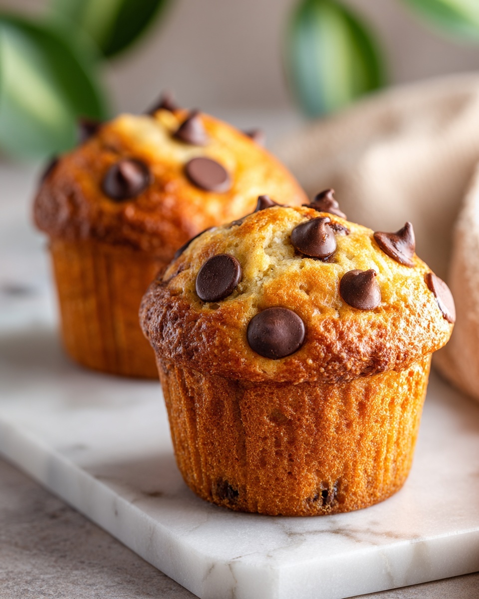 Vegan Chocolate Chip Muffins Recipe - Recipe Image