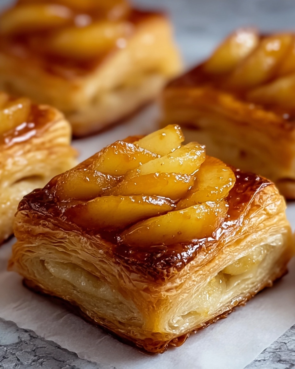 Caramel Apple Puff Pastry Recipe - Recipe Image