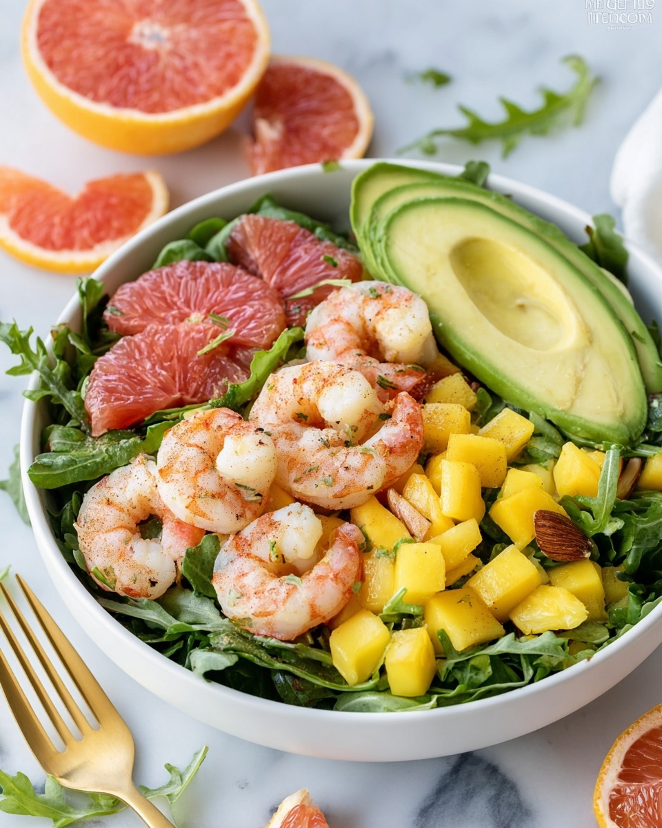 Shrimp & Avocado Citrus Salad Recipe - Recipe Image