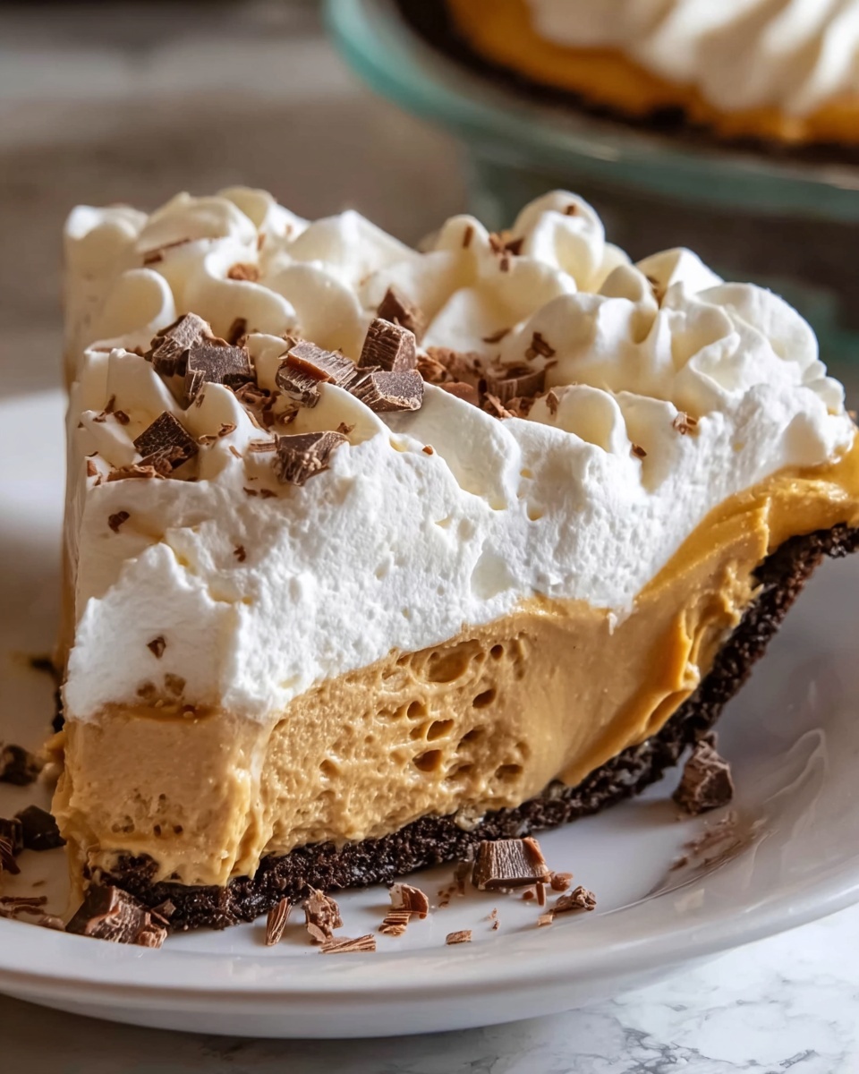 Peanut Butter Chocolate Instant Pudding Pie Recipe - Recipe Image