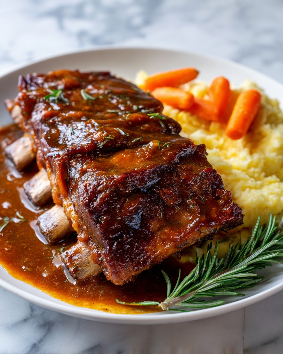 Braised Lamb Shanks with Root Vegetables Recipe - Recipe Image