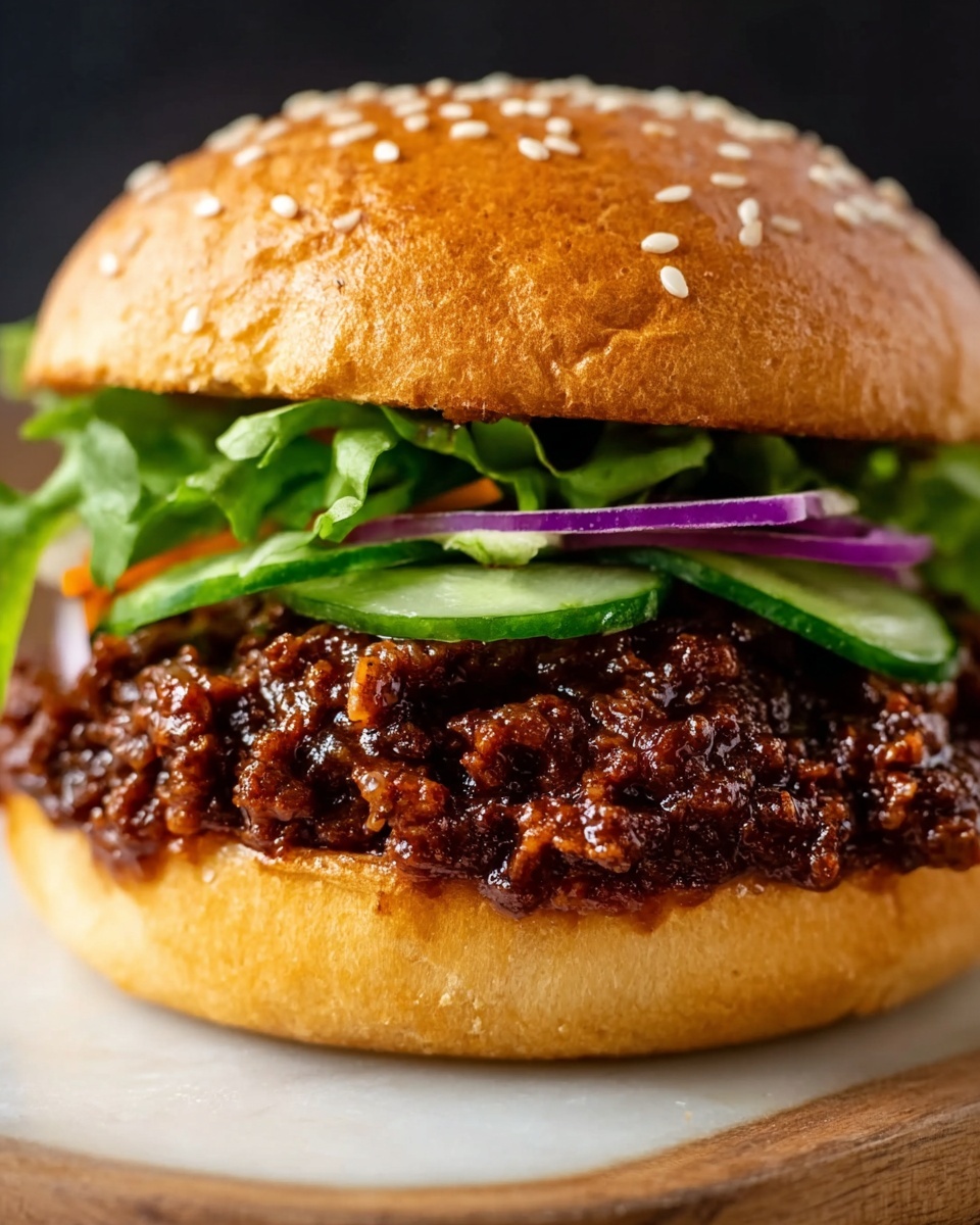 Teriyaki Beef Burger Recipe - Recipe Image