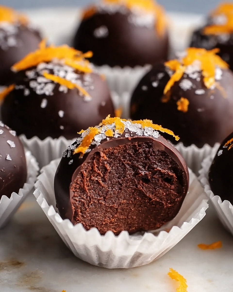 Easy Chocolate Orange Truffles Recipe - Recipe Image