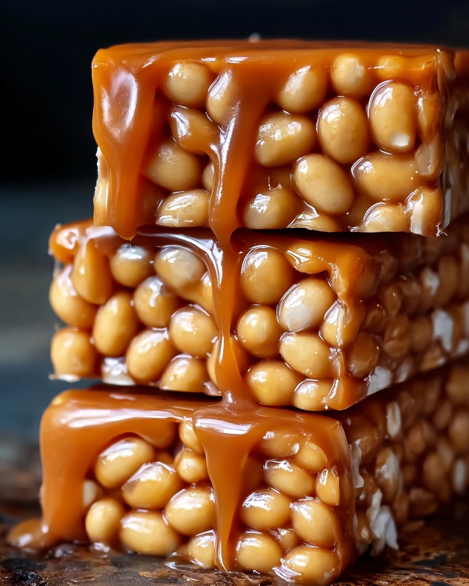 Salted Caramel Rice Krispie Treats Recipe - Recipe Image