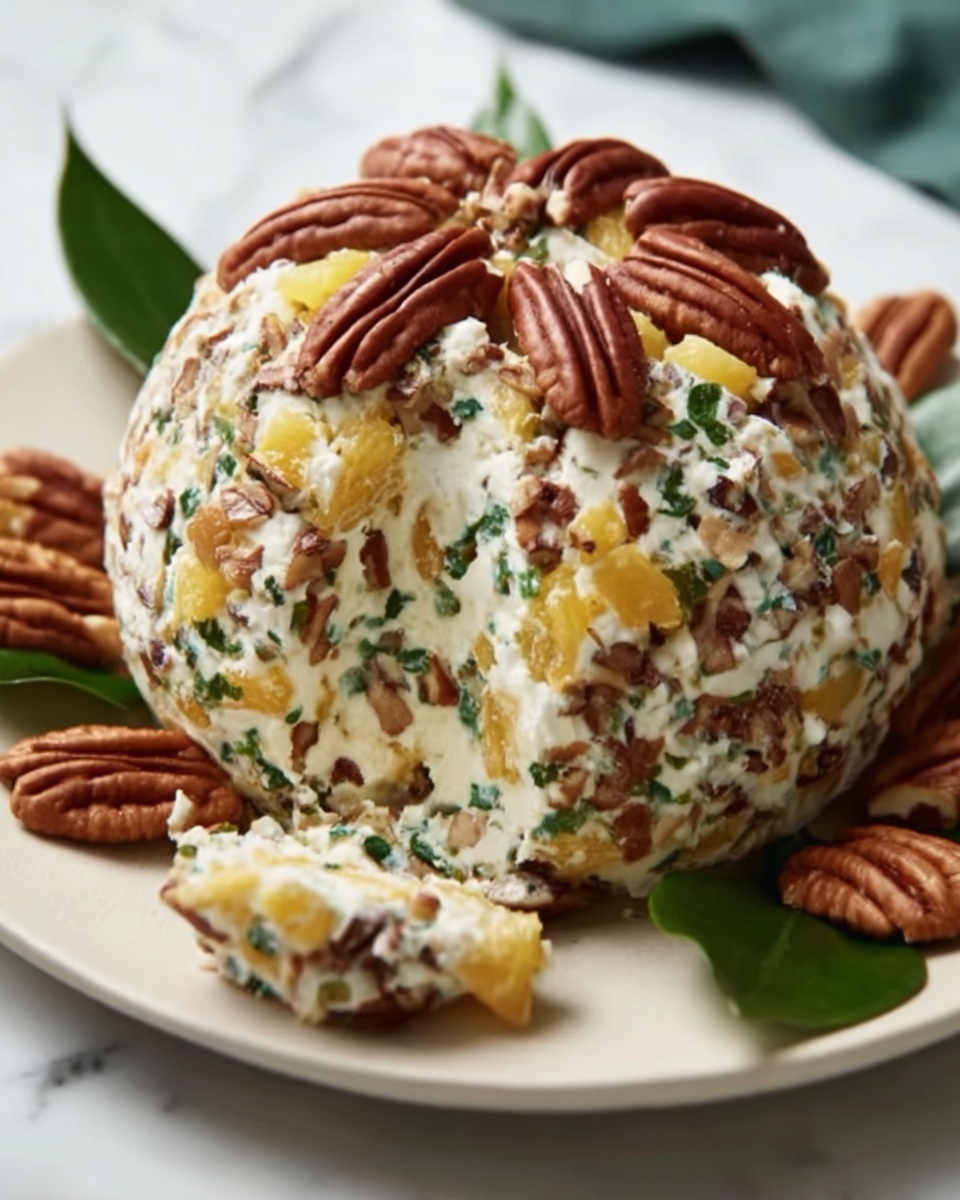 Pineapple Pecan Cheese Ball Recipe - Recipe Image