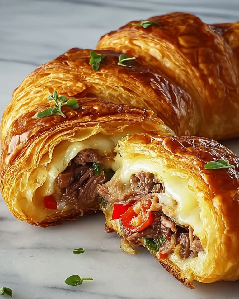 Philly Cheesesteak Crescent Ring Recipe