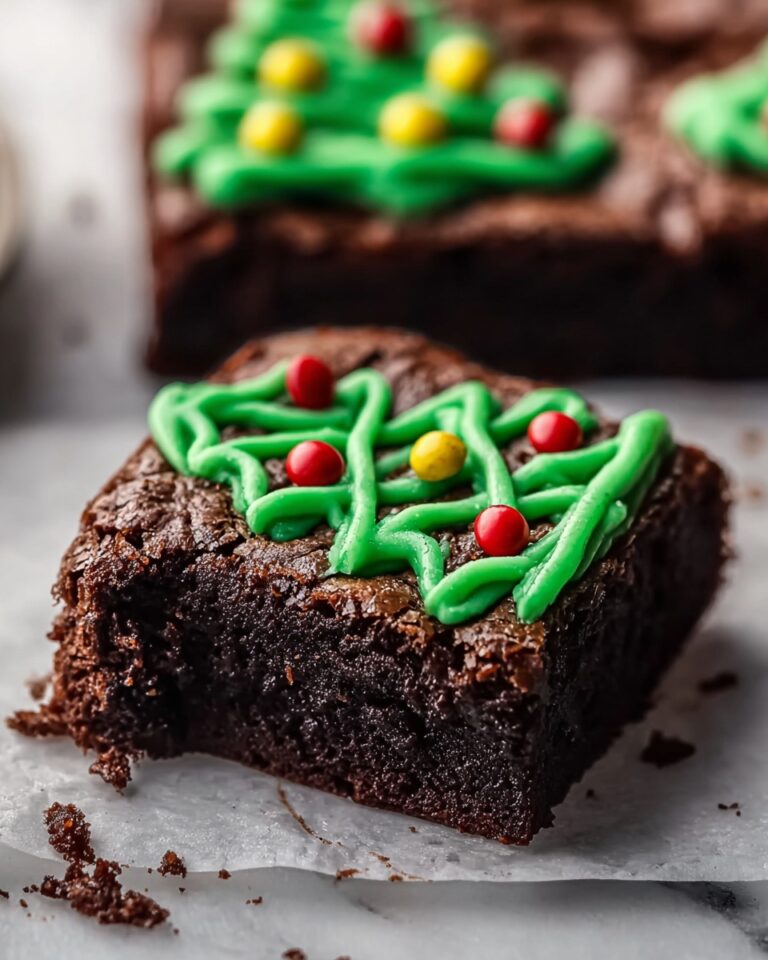 Christmas Tree Brownies Recipe