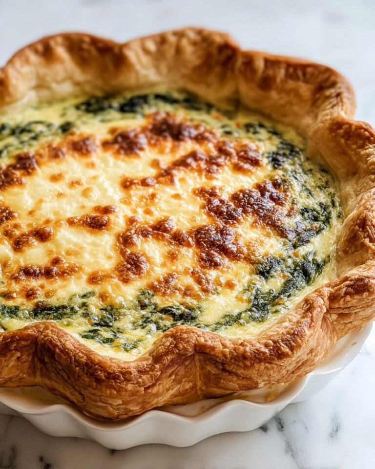 Spinach and Cheese Puff Pastry Pie Recipe