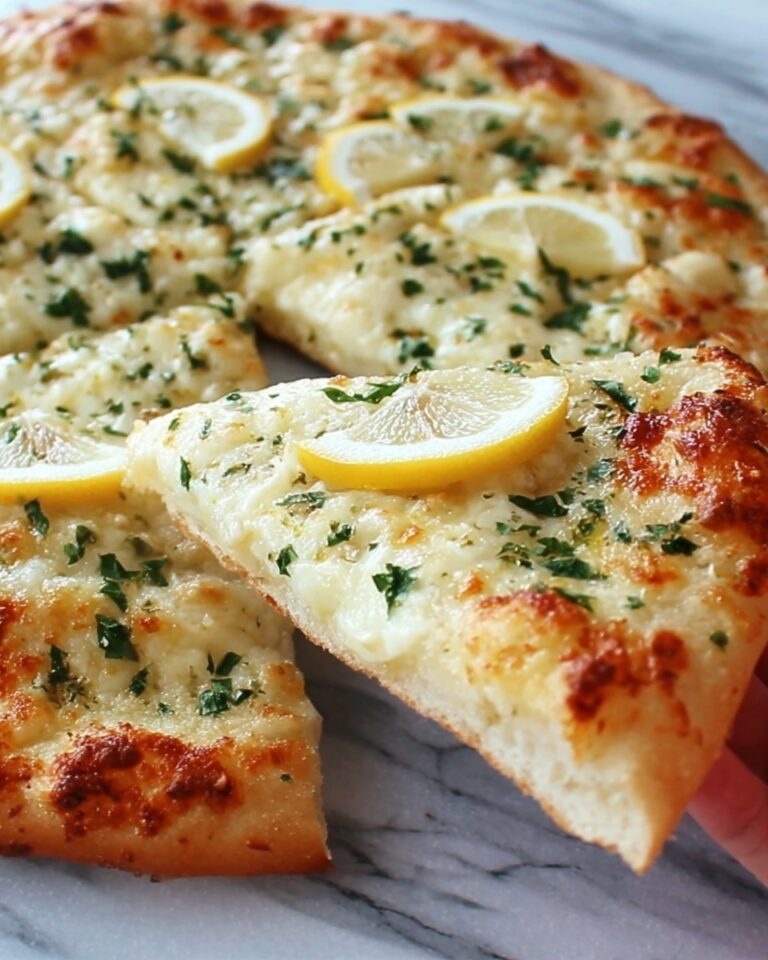 Lemon Pizza with Ricotta, Mozzarella, and Fresh Thyme Recipe