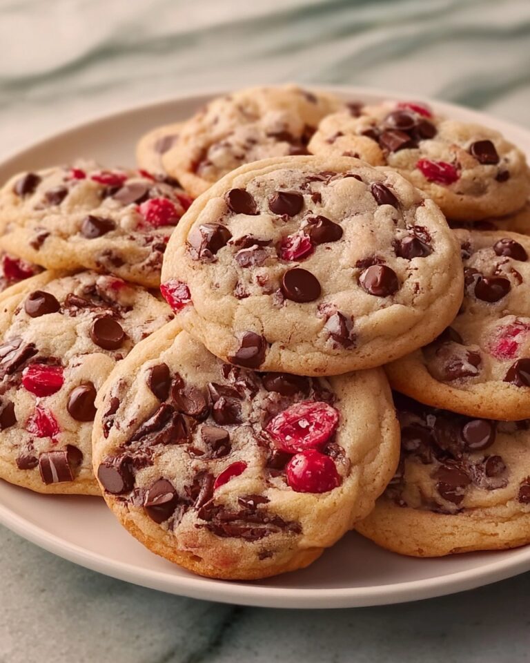 Cherry Almond Chocolate Chip Cookies Recipe