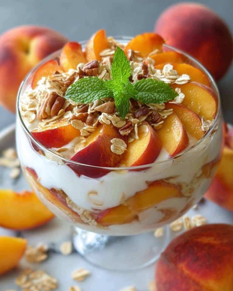 Peach Cobbler Cheesecake Fruit Salad Recipe