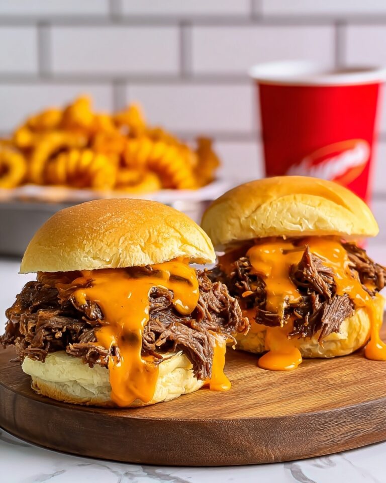 Slow Cooker Beef and Cheddar Sandwiches Recipe