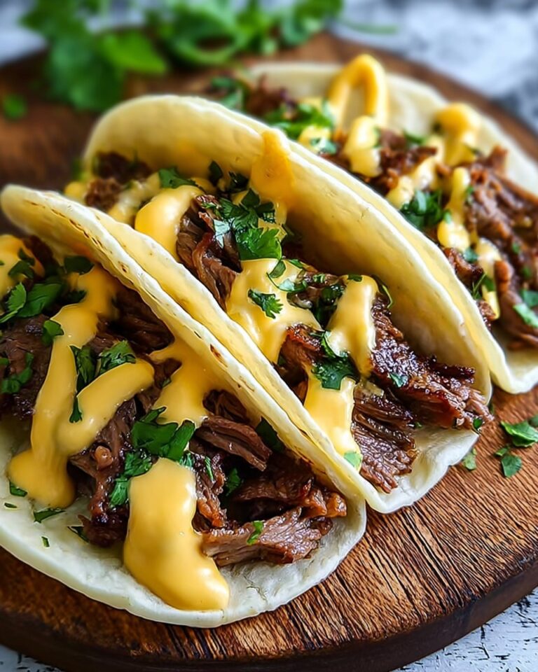 Garlic Butter Honey BBQ Beef Tacos Recipe