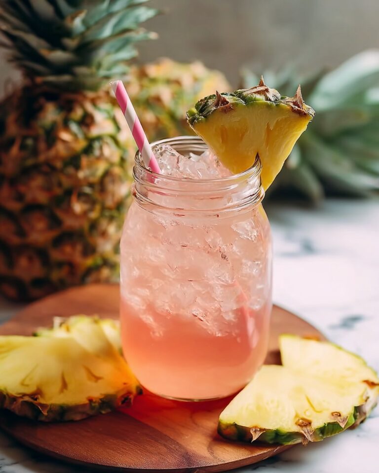 Pineapple Pink Lemonade Party Drink Recipe