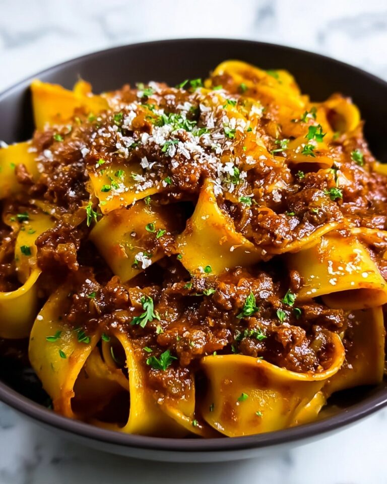 Slowly Braised Short Rib Ragu with Pappardelle Recipe