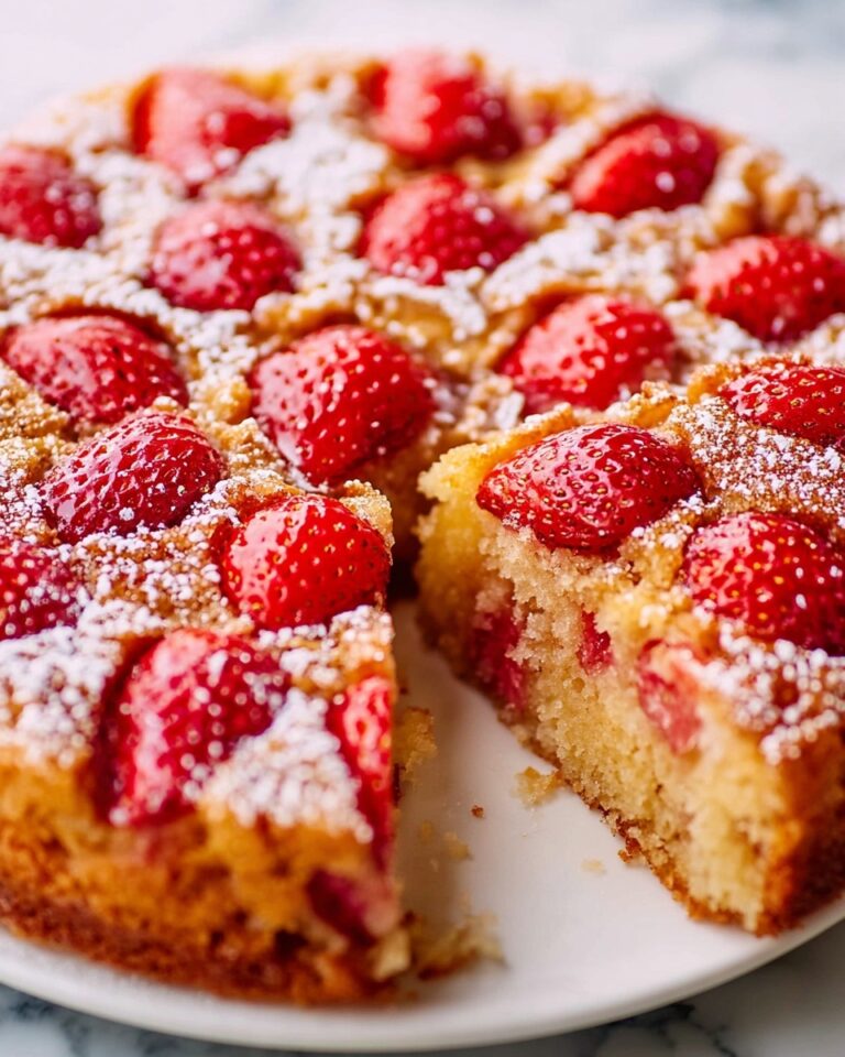 Strawberry Rhubarb Cake Recipe