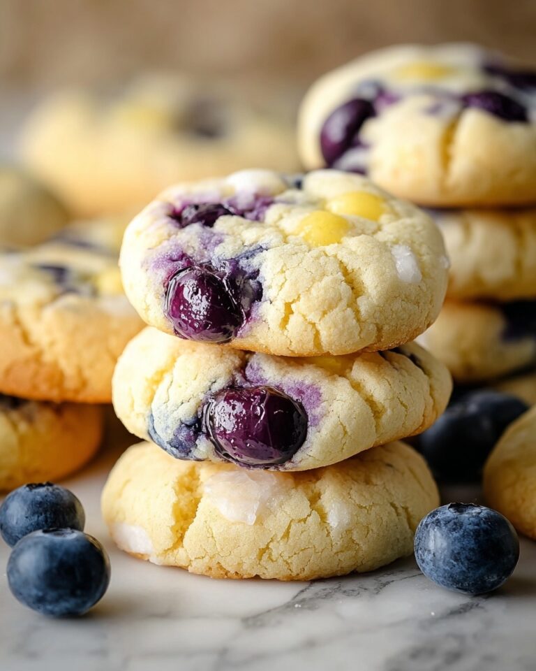 Greek Yogurt Lemon Blueberry Cookies Recipe