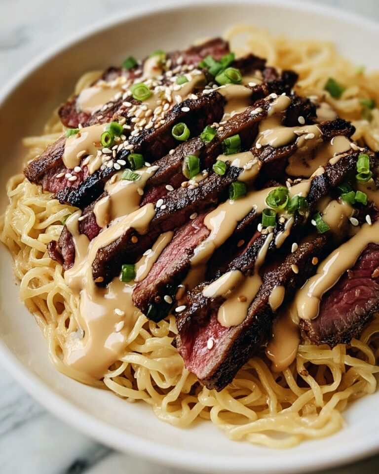 Garlic Butter Steak Lightning Noodles Recipe