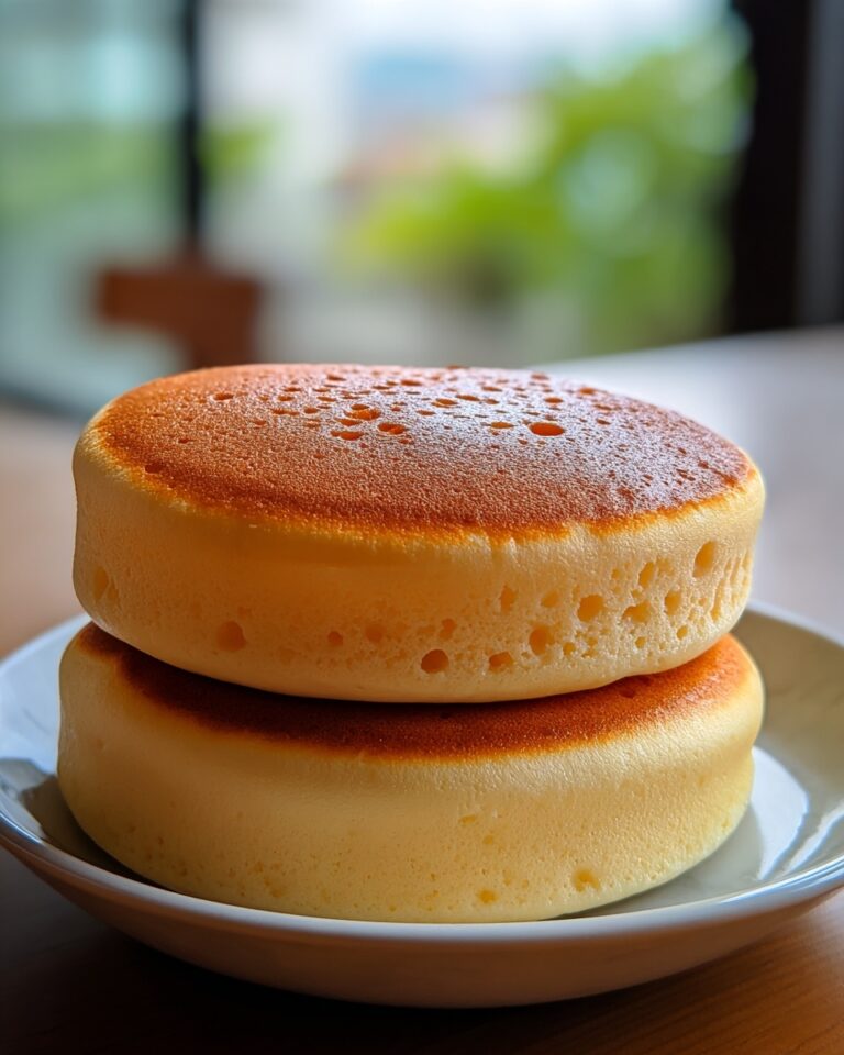 Fluffy Japanese Soufflé Pancakes Recipe