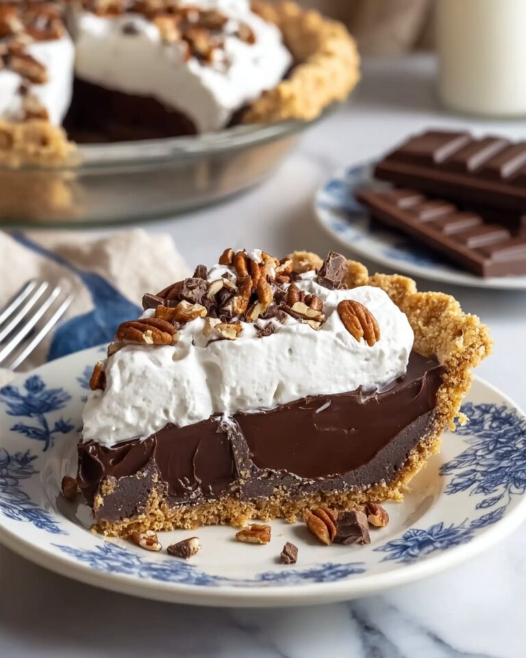 Chocolate Marshmallow Icebox Pie Recipe