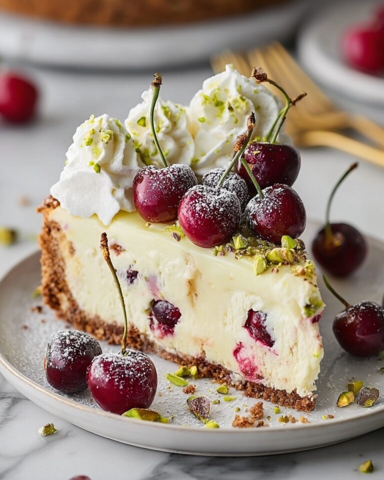 Luscious Lemon-Lime Cherry Pistachio Cheesecake Recipe
