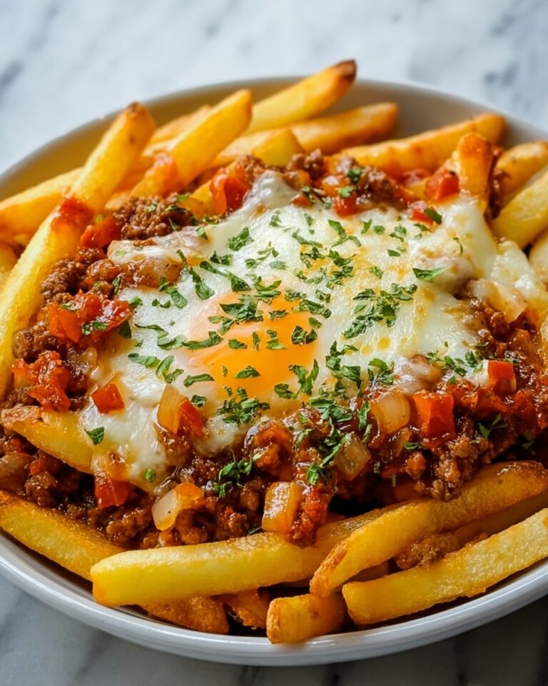 Loaded Nacho Fries with Taco Seasoned Beef and Cheese Recipe