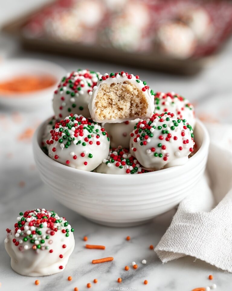 Christmas Sugar Cookie Truffles Recipe