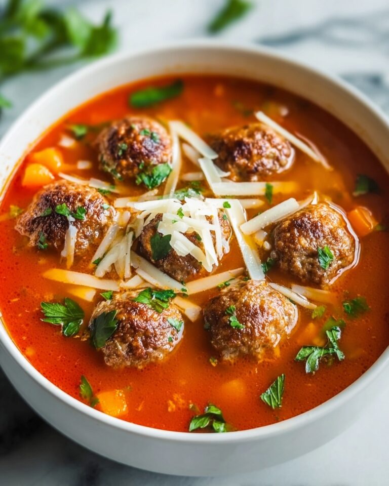 Short-Cut Italian Meatball Soup Recipe