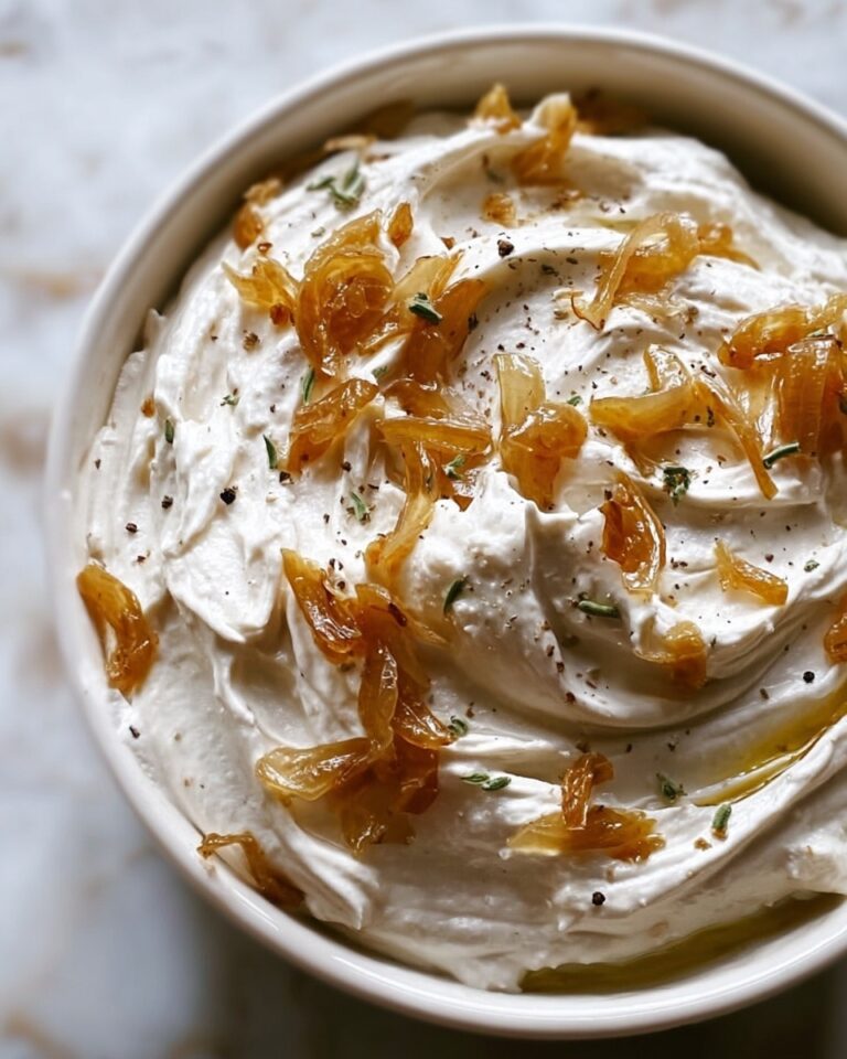 Caramelized Onion Dip with Parmesan and Mozzarella Recipe