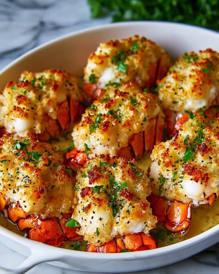 Garlic Butter Baked Lobster Tails Recipe