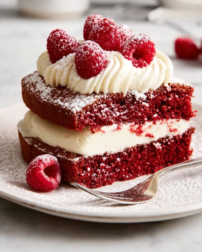 Red Velvet French Toast with Cream Cheese Drizzle Recipe