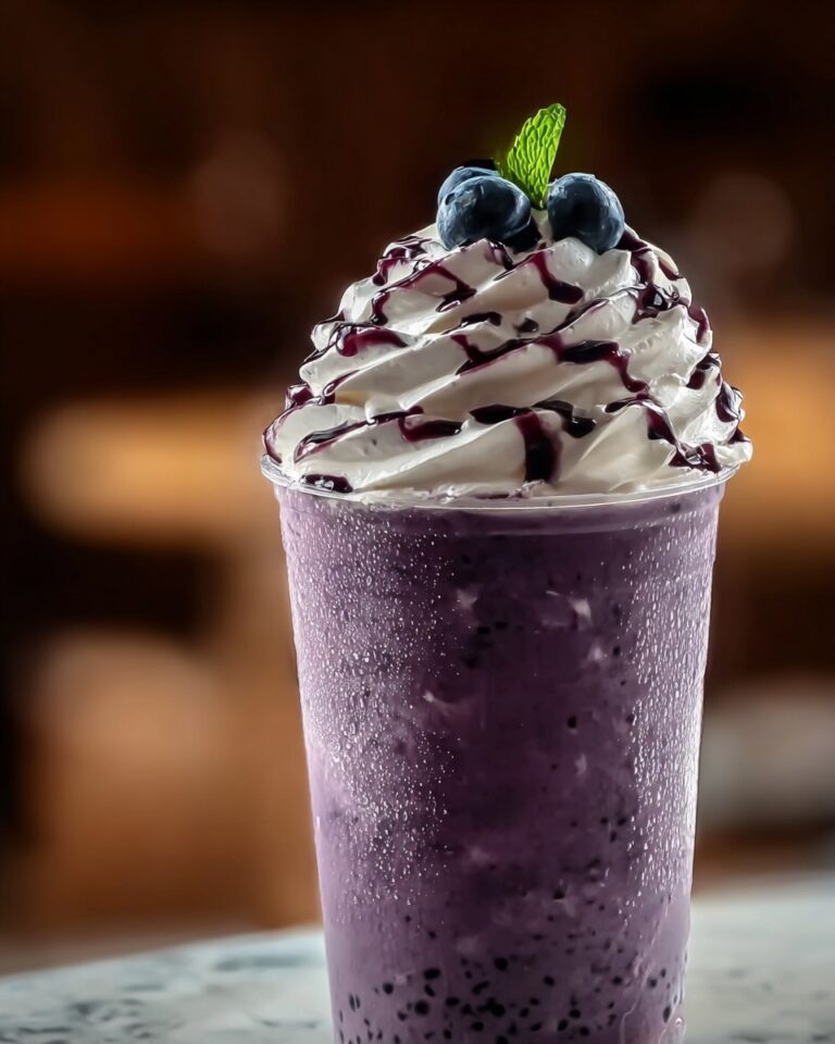 Pineapple Blueberry Frappuccino Recipe