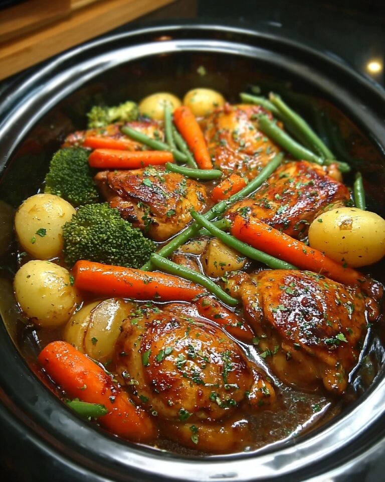 Slow Cooker Honey Garlic Chicken Recipe