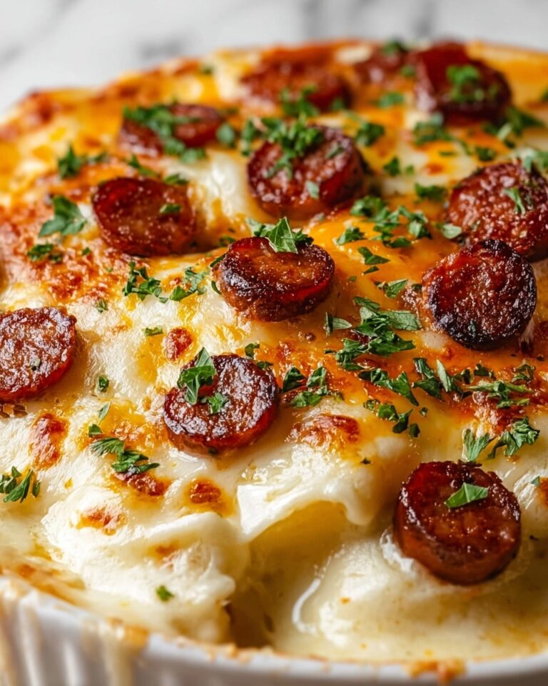 Crockpot Pierogi Casserole with Sausage Recipe