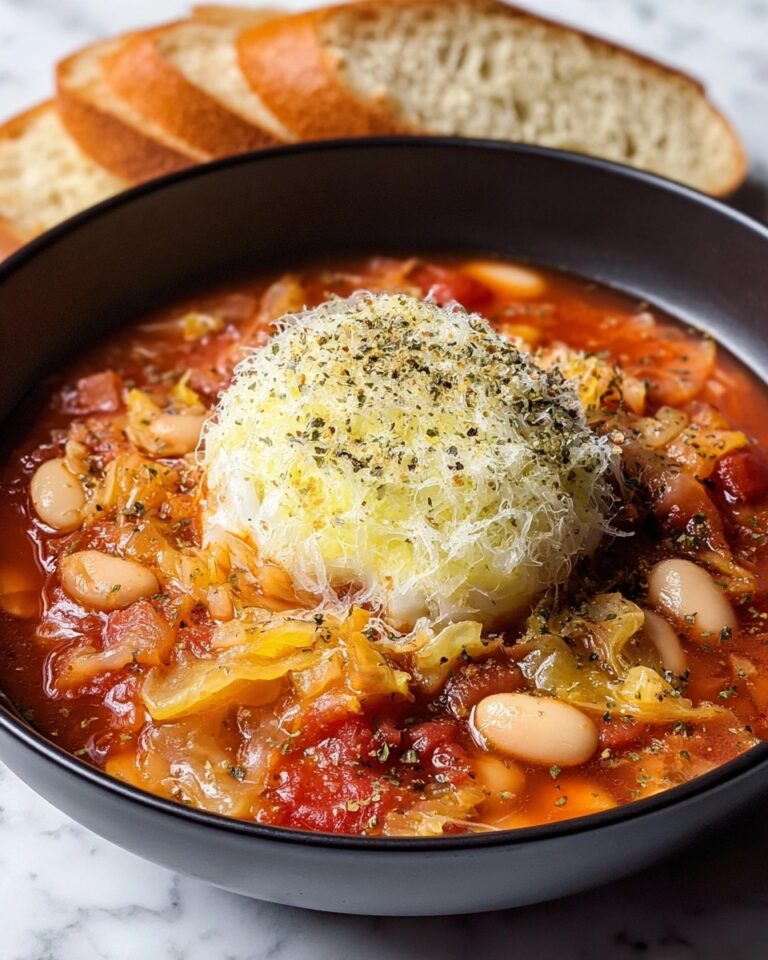 Cabbage and Cannellini Beans in Marinara Sauce Recipe