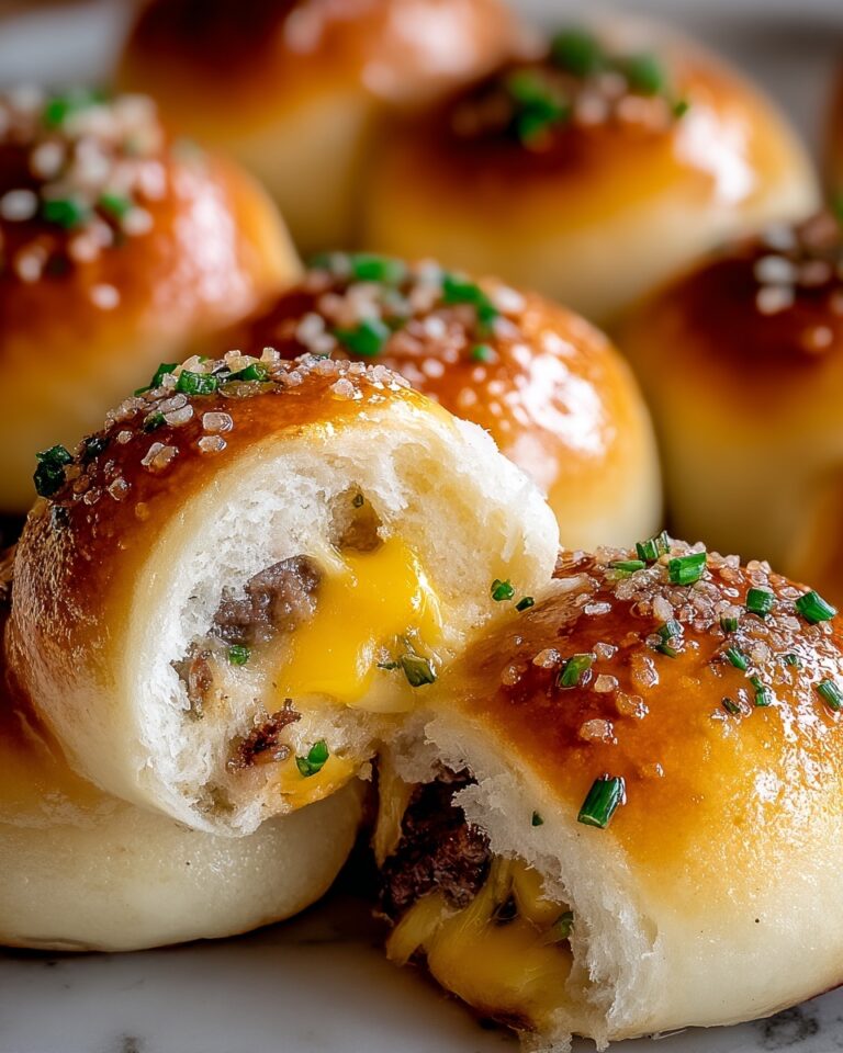 Garlic Parmesan Cheeseburger Bombs Recipe