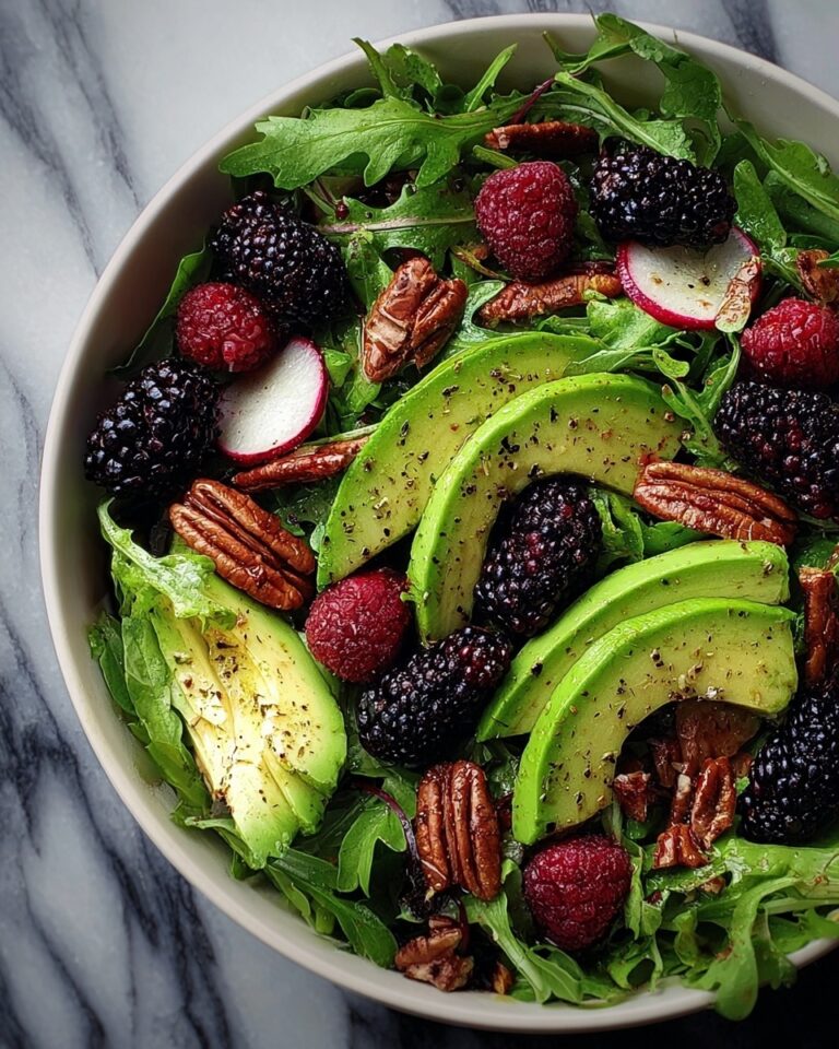 Blackberry & Avocado Salad with Honey Lemon Vinaigrette Recipe