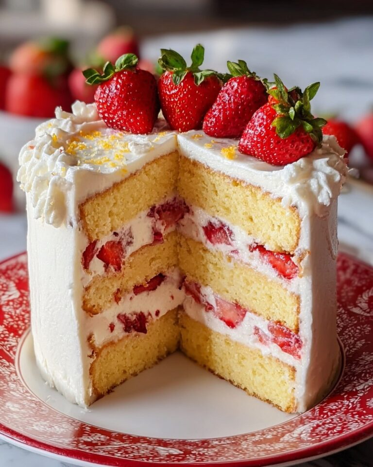 Strawberry-Lemonade Layer Cake Recipe