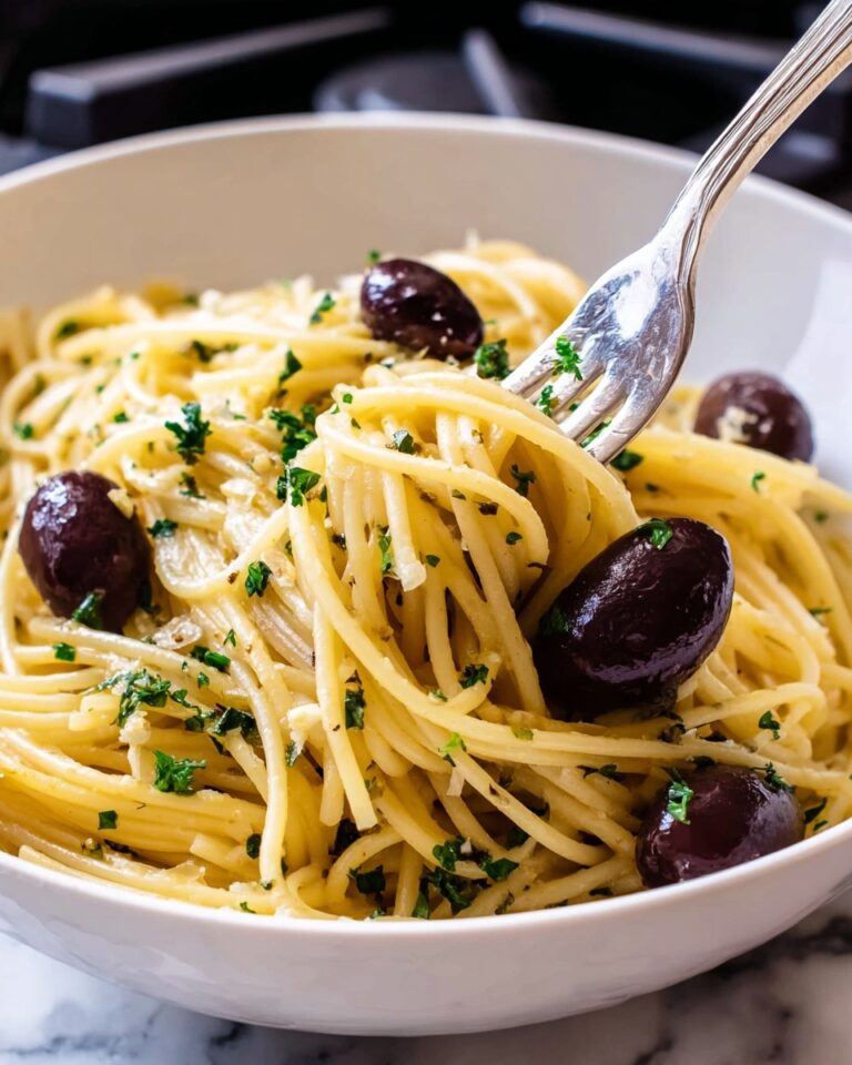 Pasta with Olives, Cherry Tomatoes, and Fresh Basil Recipe