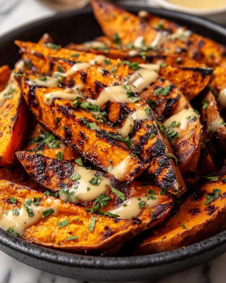 Savory Garlic and Parmesan Sweet Potato Wedges Recipe