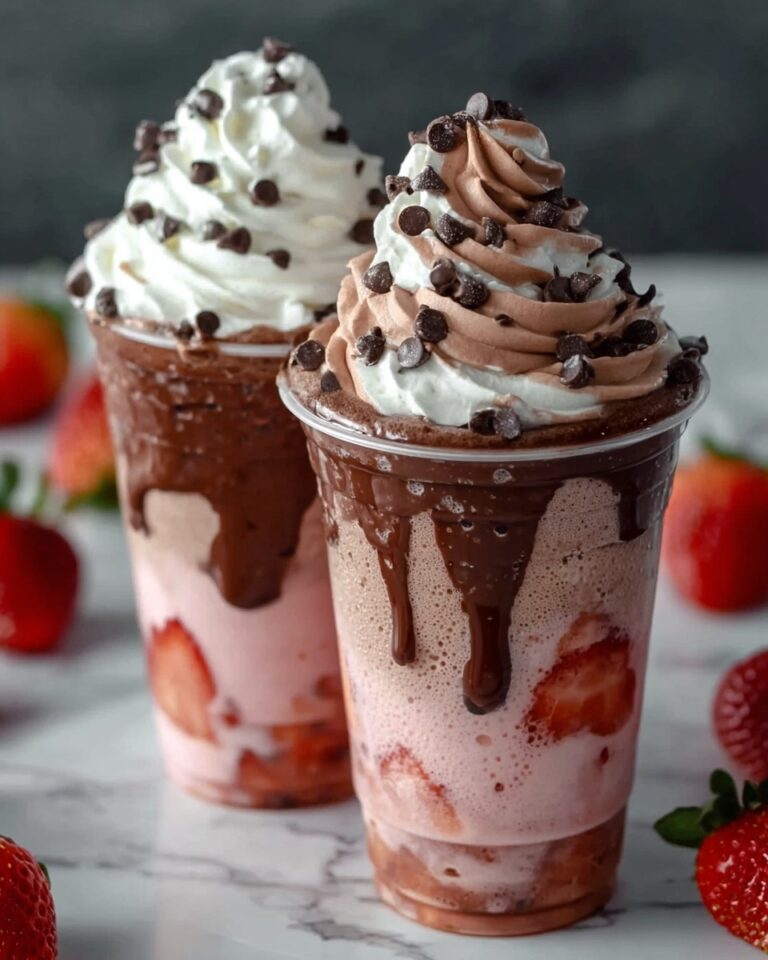 Chocolate Strawberry Frappuccino Recipe