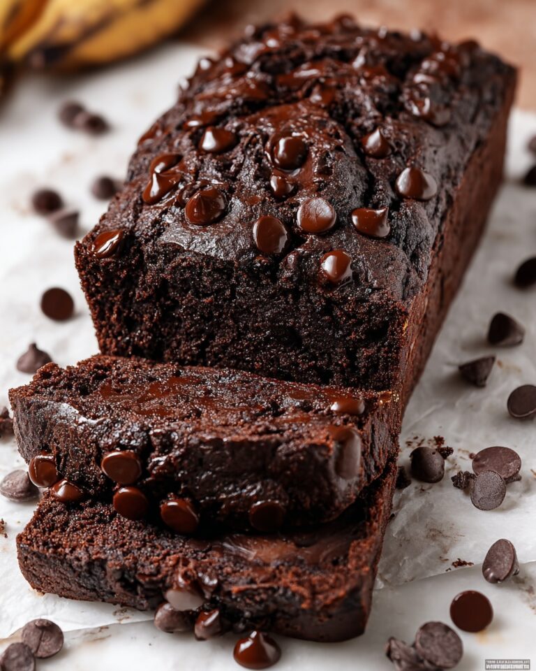 Healthy Chocolate Banana Bread Recipe