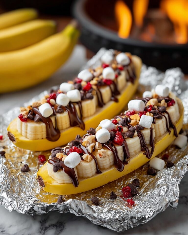 Easy Campfire Banana Boats Recipe