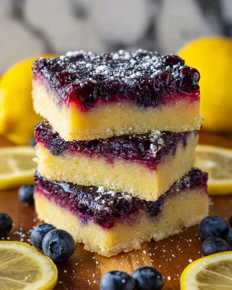 Lemon Blueberry Bars Recipe