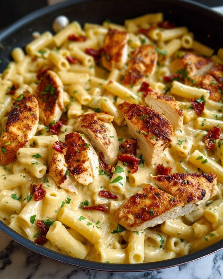 Creamy Sun-Dried Tomato Chicken Pasta Recipe