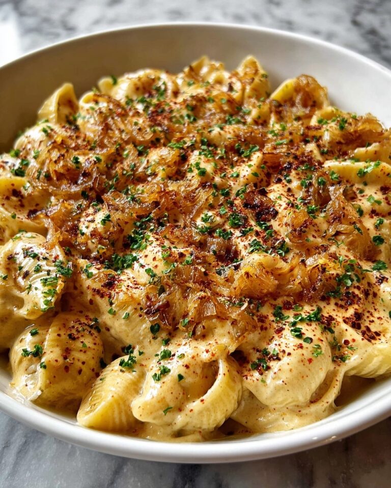 French Onion Creamy Pasta Recipe
