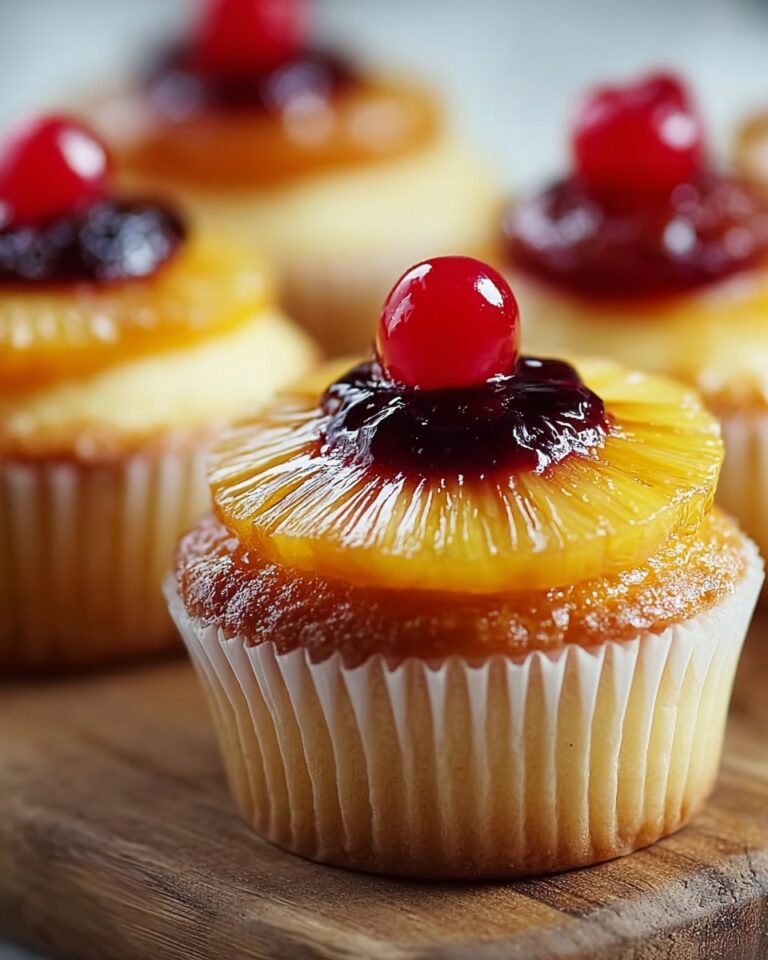 Pineapple Upside-Down Cupcakes Recipe